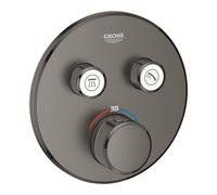 Grohe Grohtherm SmartControl grifo de bañera y ducha empotrado con termostato Brushed Hard Graphite 29119AL0