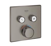Grohe Grohtherm SmartControl grifo de bañera y ducha empotrado con termostato Brushed Hard Graphite 29124AL0
