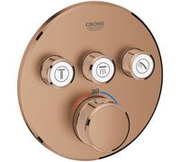 Grohe Grohtherm SmartControl grifo de bañera y ducha empotrado con termostato Brushed Warm Sunset 29121DL0
