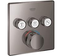 Grohe Grohtherm SmartControl grifo de bañera y ducha empotrado con termostato Hard Graphite 29126A00