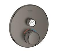 Grohe Grohtherm SmartControl grifo para ducha empotrado con termostato Brushed Hard Graphite 29118AL0