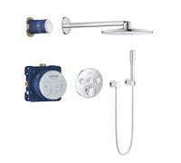 Grohe Grohtherm SmartControl conjunto de ducha empotrado con termostato con rociador con efecto lluvia cromo 34705000