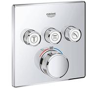 Grohe Grohtherm SmartControl grifo de bañera y ducha empotrado con termostato StarLight Chrome 29126000
