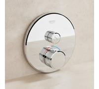 Grohe Grohtherm SmartControl Termostato empotrado con 1 llave Chrome, 29118000