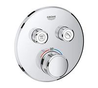 Grohe Grohtherm Smartcontrol - Termostato para Ducha con 2 Chorros Regulables, Cromo, Redondo (Ref.29119000)