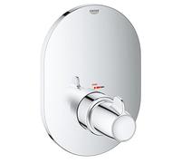GROHE Grohtherm Special 29096000 - Grifo central con termostato (mango ergonómico, tope de seguridad preajustable entre 35 °C y 43 °C, duradero), color cromo