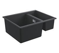 Grohe K500 - Fregadero y mitad y desagüe, 55.5 x 50 cm, Gris (Granite Black)