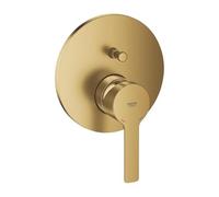GROHE Lineare - Girfo Empotrado de Bañera/Ducha con Inversor de 2 Vías, Oro Cepillado, 24064GN1