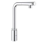 GROHE Minta SmartControl mezclador de fregadero, con rociador laminar extraíble, 31613000, Color: cromado
