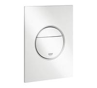Placa de cubierta del Grohe Nova Cosmopolitan S para 2 cantidades y operaciÃ³n de inicio + parada, Color: blanco-alpino - 37601SH0