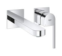Mezclador de lavabo GROHE Plus de 2 agujeros, sin residuos emergentes, proyección de 203 mm, cromado, 29306003