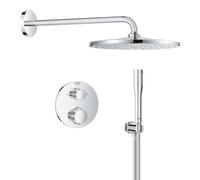 GROHE Precision 310 Sistema de ducha empotrado con caja de instalación universal Brazo de ducha horizontal 422 mm Manguera de ducha tipo jet 1500 mm Cromo 34880000