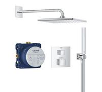Grohe Precision Cube conjunto de ducha empotrado con termostato con rociador con efecto lluvia cromo 34879000