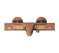 Grohe Precision Feel grifo de bañera y ducha a pared con termostato Brushed Warm Sunset 34788DL0