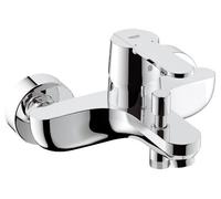 GROHE QuickFix Get, Grifo de ducha o bañera monomando (montaje en pared y salida inferior, inversor automático, menor consumo de agua, instalación con QuickSpanner incluída), cromo, 32887000