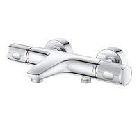 GROHE QuickFix Precision Feel, Termostato baño y ducha, tecnología Water Saving y botón de control ecológico, instalación con QuickSpanner incluída, cromado, 34788000