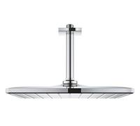 Grohe Rainshower brazo de ducha con efecto lluvia 31x31 cm cuadrada StarLight Chrome 26566000