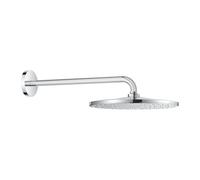 GROHE Rainshower 310 Mono Head - Juego de ducha de 310 mm montado en la pared con brazo de ducha de 422 mm, acabado cromado, forma redonda 26557000