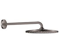 Grohe Rainshower brazo de ducha con efecto lluvia 31x31 cm circular Hard Graphite 26558A00