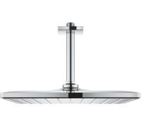 Grohe Rainshower brazo de ducha con efecto lluvia 31x31 cm cuadrada StarLight Chrome 26566000