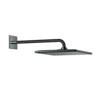 Grohe Rainshower brazo de ducha con efecto lluvia 31x31 cm cuadrada Hard Graphite 26564A00