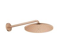 Grohe Rainshower Mono brazo de ducha con efecto lluvia 31x31 cm circular Brushed Warm Sunset 26558DL0