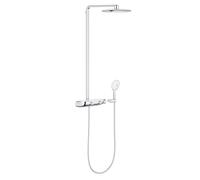 Grohe Rainshower System SmartControl 360 Sistema de ducha mono con mezclador termostático, montado en la pared, 26361000, Color: cromado