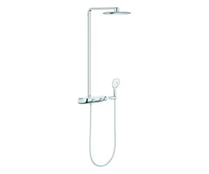 Grohe Rainshower System SmartControl 360 Sistema de ducha mono con mezclador termostático, montado en la pared, 26361000, Color: cromado
