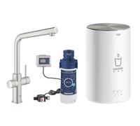 Grohe Red grifo de cocina con calentador de agua de pie acero inoxidable 30327DC1