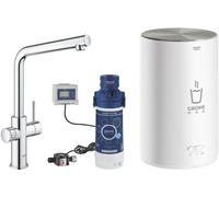 Grohe Red grifo de cocina con calentador de agua de pie StarLight Chrome 30327001
