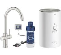 Grohe Red grifo de cocina de pie SuperSteel 30083DC1