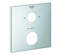 GROHE Roseta 49102 cuadrada para juegos de montaje final termostáticos cromo, 49