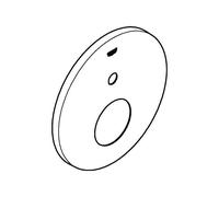 Grohe Rosetón 48429 Redondo para Ehm-Fms Con 2-Wege Conversión Cromo