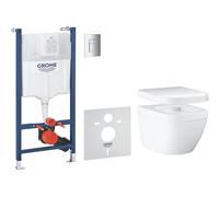 Grohe Sanitario 5 en 1 Inodoro Euro suspendido compacto 3-6l 1,13m