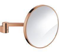 Grohe Selection espejo cosmético 20x20 cm redondo dorado 41077DA0