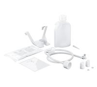 GROHE Sensia Arena 46978001 - Kit de descalcificación inteligente para bidé de ducha (80 g, descalcificador de bolsas, botella, adaptador, manguera con clip, calcomanía, soporte para botella, 1 spray