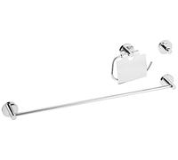 Grohe - Set de accesorios de baño Juego de baño 3 en 1 color Round (cromo) Ref. 40775001