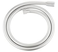 GROHE Silverflex - Flexo de ducha (1,25 m, resistente al calor, sistema anti-torsión, conexión universal G 1/2" x 1/2"), Acero Superpulido, 28362DC1