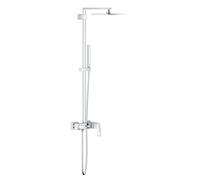 Sistema de ducha Grohe Euphoria Cube con mezclador monomando, con rociador metálico Allure 230