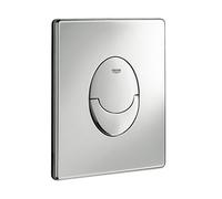 Grohe Skate Air - Pulsador WC, Instalación vertical, color cromo, (156x197x10 mm) (Ref. 38505000) Accionamiento de 2 volúmenes
