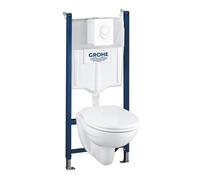 Grohe Solido Compact 4 en 1 conjunto con cerámica, altura de instalación 1130mm, FG-39117000