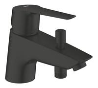 GROHE Start 232292432 - Grifo monomando para baño/ducha, ahorro de agua, boquilla mediana, instalación fácil, color negro mate