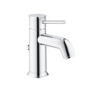 Grohe Start Classic QuickFix- Grifo de lavabo monomando S (vaciador automático, menor consumo de agua, instalación rápida, altura 155mm), cromo, 23810000