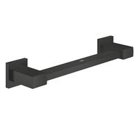 GROHE Start Cube Quickfix-Barra de agarre de metal 354mm, Negro Mate 410942430