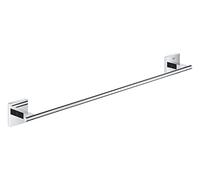 GROHE Start Cube QuickFix - Barra de toallas 60cm, cromo, para pegar (pegamento QuickGlue A2) o atornillar, ref. 41089000