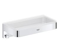 Grohe Start Cube QuickFix - Estantería de ducha, cromo, para pegar (pegamento QuickGlue A2) o atornillar, ref. 41107000