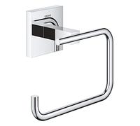 GROHE Start Cube QuickFix - Portarrollos sin tapa, cromo, para pegar (pegamento QuickGlue A1) o atornillar, ref. 40978000