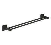 GROHE Start Cube Quickfix-Toallero doble, Negro Mate 411042430