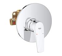 Grohe Start Flow, Grifo de ducha monomando (montaje empotrado,instalación oculta, menor consumo de agua, instalación rápida),cromo, 29116000