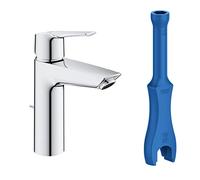 Grohe Start- Grifo de lavabo monomando S (vaciador automático, menor consumo de agua, altura 192mm), cromo, 23455002